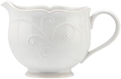 Lenox French Perle Sauce Pitcher, White