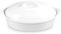 Le Creuset Stoneware Covered Oval Casserole, 4 qt.