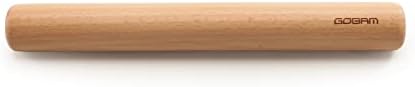 GOBAM Wood Rolling Pin, Small - Dough Roller for Pasta, Cookies, Pie