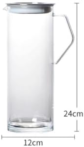 Water Pitcher Acrylic Water Pitcher Cylindrical Glass Pot