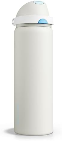 Insulated Water Bottle with Straw - Encool Stainless Steel Water