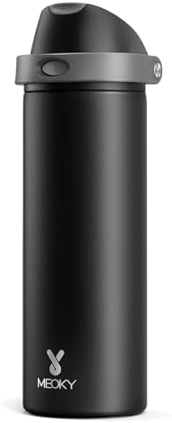 24 oz Insulated Water Bottle for Sports: Meoky Stainless Steel Water