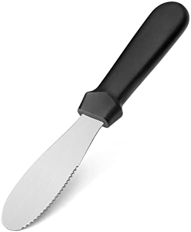 New Star Foodservice Plastic Handle Stainless Steel Butter Spreader
