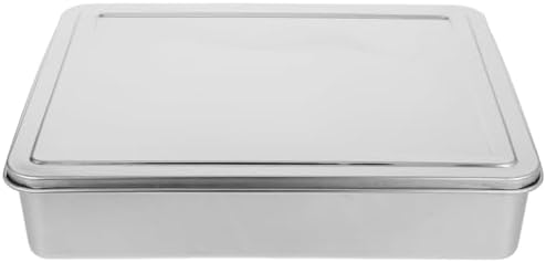 VOSAREA Covered Cake Pan Nonstick Tiramisu Pan with Lid Stainless