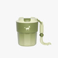 CHEERFUL GOAT Ceramic Lined Coffee Mug – Stainless Steel Travel