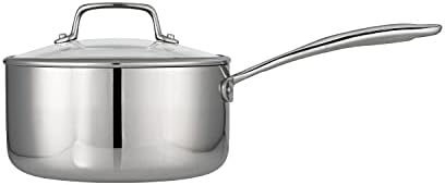 Tramontina Boston Tri-Ply Clad Stainless Steel 3-Quart Sauce Pan with
