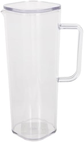 Acrylic Pitcher 1200ml 40.5oz with Lid and Handle