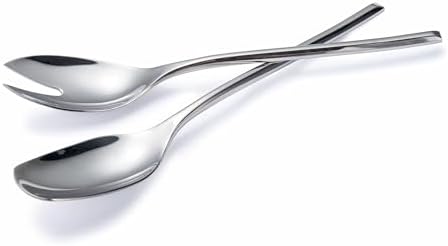 IMEEA 18/10 Stainless Steel Salad Servers Set 10-Inch Salad Spoon and