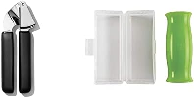 OXO Good Grips Garlic Press and Silicone Garlic Peeler, Clear