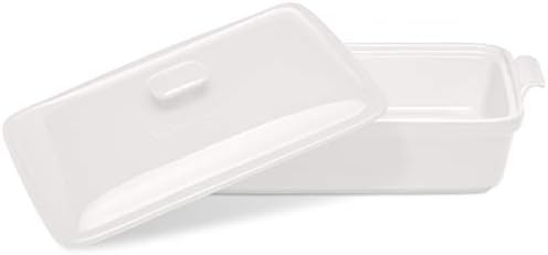Rossallini Stoneware Casserole Dish with Lid, 4.23 Quart