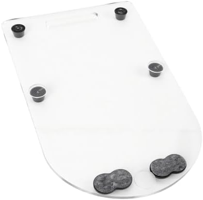 PUSOKEI Food Processor Rolling Tray for TM7, Clear