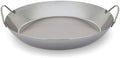 Matfer Bourgeat Black Carbon Steel Paella Pan, 17 1/2"