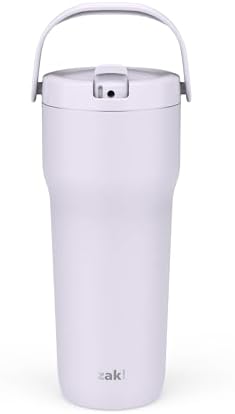 Zak Designs Sutton Travel Tumbler for On the Go, 30oz Stainless Steel