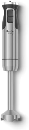 Mueller Immersion Blender Handheld - 8 Speed Stainless Steel Electric