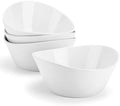 48 oz Porcelain Salad Bowls, Large Serving Bowls for Pasta, Set of 4