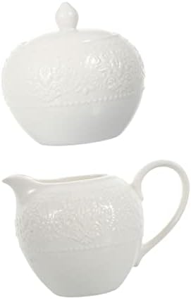 2 Pcs Milk Jug Sugar Bowl Set Candy Container Household Tool Set