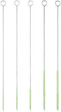 10" Extra Long Tube Brush Set - Small 5 Pack - Green