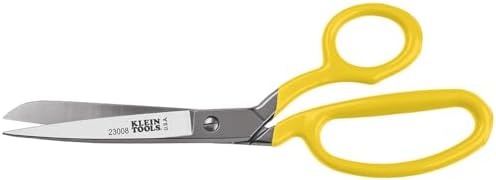 Klein Tools 23008 Premium Forged Heavy Duty Bent Trimmer Scissors