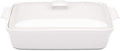 Rossallini Stoneware Casserole Dish with Lid, 4.23 Quart