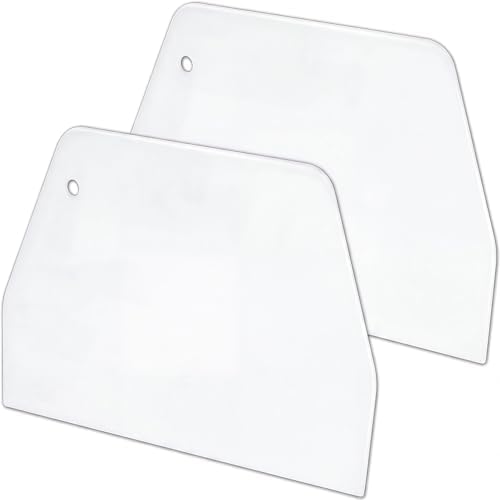 YARNOW 2 PCS Large Plastic Dough Scrapers