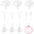 9Pcs Small Funnel with 2Pcs Droppers Set Tiny Mini Funnels for Kitchen