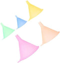 5pcs Small Kitchen Funnels Food Grade Plastic Nesting Set for Filling