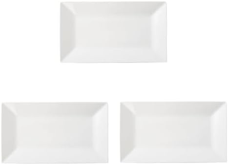 Porlien 12-inch White Porcelain Serving Platters for Party, Wedding