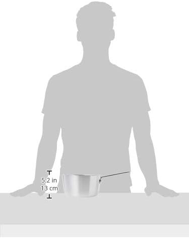 Winco Heavy-Duty Aluminum Tapered Sauce Pan, 2.5 Quart - Image 3