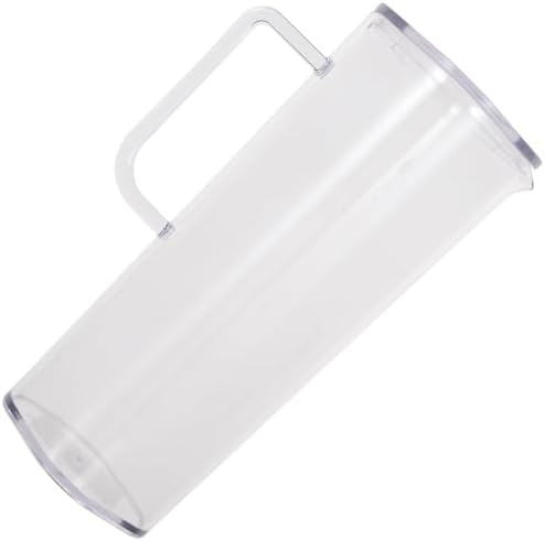 Oz Acrylic Water Pitcher with Lid Handle and Spill Control Spout