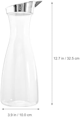 1500ml Acrylic Water Kettle with Sealed Lid, Cold Drink Juice Pitcher