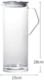 Water Pitcher Acrylic Water Pitcher Cylindrical Glass Pot
