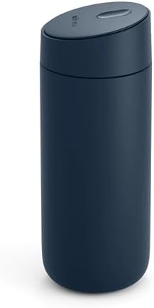 Fellow Carter Slide 16 oz Ceramic Lined Travel Coffee Mug, Stone Blue