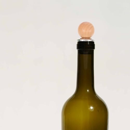Stainless Steel Wine Bottle Stopper Set 4pcs with Sealed Vacuum Plug