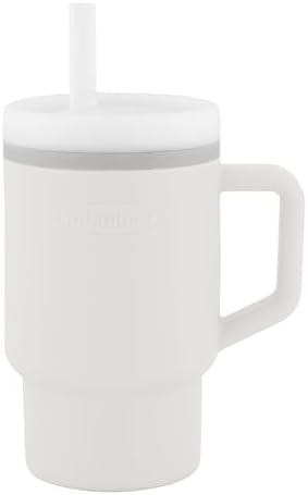 Infantino My 1st Tumbler Straw Cup with Handle, 9oz, Cream