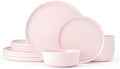 Mikasa Madison Misty Pink Bone China Dinnerware Set, 12-Piece Service