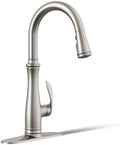 KOHLER K-560-VS Bellera Pull-Down Kitchen Faucet, Vibrant Stainless