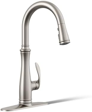 KOHLER K-560-VS Bellera Pull-Down Kitchen Faucet, Vibrant Stainless
