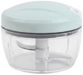 Durable PP Plastic Manual Food Chopper, Pull-String Mincer for Garlic
