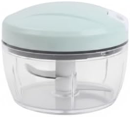 Mince Garlic and Herbs Manually with Pull-String Chopper, Compact PP