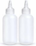 BRIGHTFROM Condiment Squeeze Bottles - 4 OZ Squirt Empty Bottles