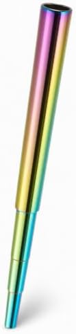 Collapsible Stainless Steel Straw, Reusable Metal Drinking Straw with