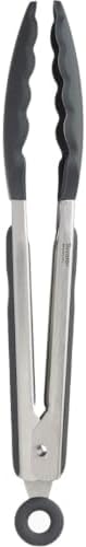 Tovolo Stainless Steel Tongs, 9" & 12", Silicone Tips