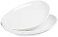 Sweese 2-Pack Porcelain Oval Serving Platters, White High-Grade