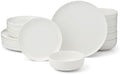 Oneida 24 Seven White Porcelain 18-Piece Dinnerware Set for 6