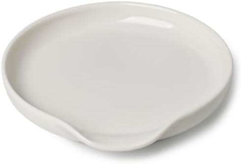 GDCZ Ceramic Spoon Rest for Stove Top 5 Inches Large Spoon Holder for