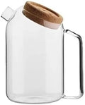 Drinking Creative Glass Water Pitcher with Cork Lid