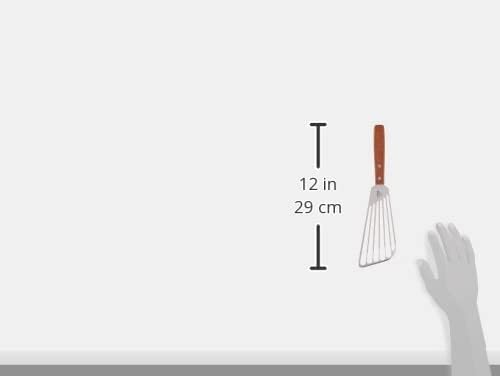 Winco Fish Spatula, Wooden Hdl, 6.5" Blade - Image 2