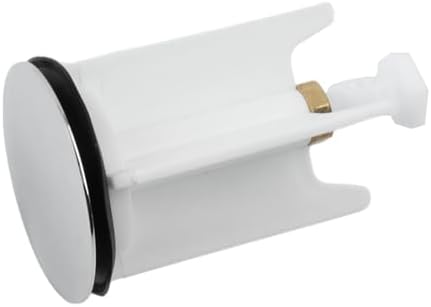 Pop-Up Sink Drain Stopper with Rust-Proof Brass Head and Sturdy