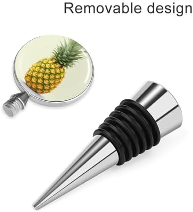 Fresh Pineapple Wine Stopper Vacuum Alloy Wine Bottle Stopper Reusable