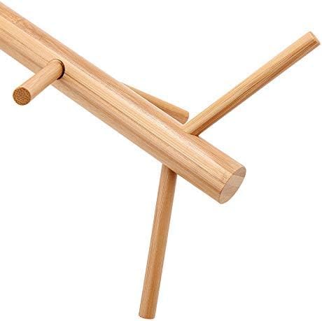 Space-Saving Bamboo Mug Tree